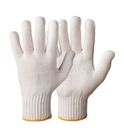 Premium Knitted Cotton Work Gloves – Durable Comfort Grip, Breathable Protective Gloves